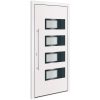 Ytterdörr vit 100x210 cm aluminium och PVC vidaXL 100 x 210 cm – miniatyr 2