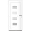 Ytterdörr vit 100x210 cm aluminium och PVC vidaXL 100 x 210 cm – miniatyr 5