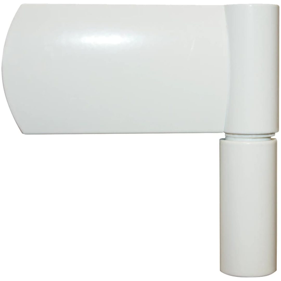 Ytterdörr vit 100x210 cm aluminium och PVC vidaXL 100 x 210 cm – bild 8