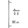 Ytterdörr vit 100x210 cm aluminium och PVC vidaXL 100 x 210 cm – miniatyr 9