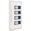 Ytterdörr vit 110x210 cm aluminium och PVC vidaXL 110 x 210 cm – miniatyr 2