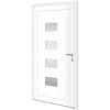 Ytterdörr vit 110x210 cm aluminium och PVC vidaXL 110 x 210 cm – miniatyr 4
