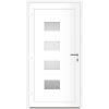Ytterdörr vit 110x210 cm aluminium och PVC vidaXL 110 x 210 cm – miniatyr 5