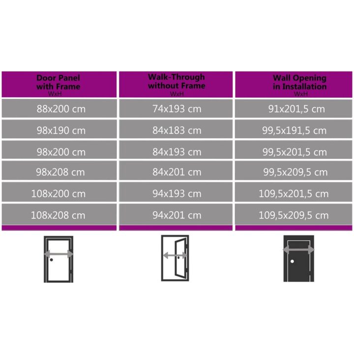 Ytterdörr vit vidaXL 108 x 200 cm – bild 9
