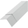 Ytterhörnlist 5 st aluminium 170 cm silver vidaXL – miniatyr 2