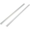 Ytterhörnlist 5 st aluminium 170 cm silver vidaXL – miniatyr 3