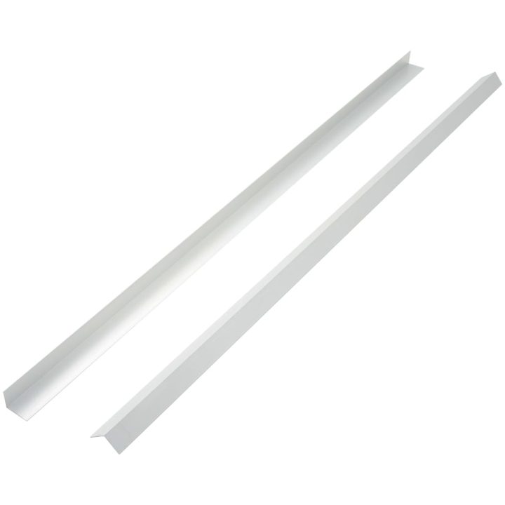 Ytterhörnlist 5 st aluminium 170 cm silver vidaXL – bild 3