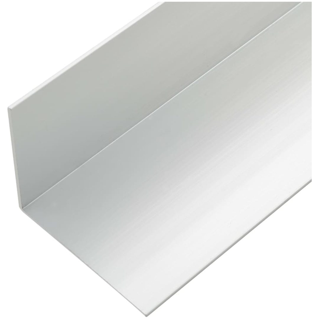 Ytterhörnlist 5 st aluminium 170 cm silver vidaXL – bild 5