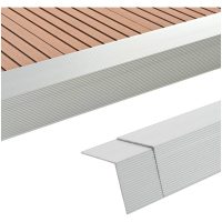 Ytterhörnlist 5 st aluminium 170 cm silver vidaXL
