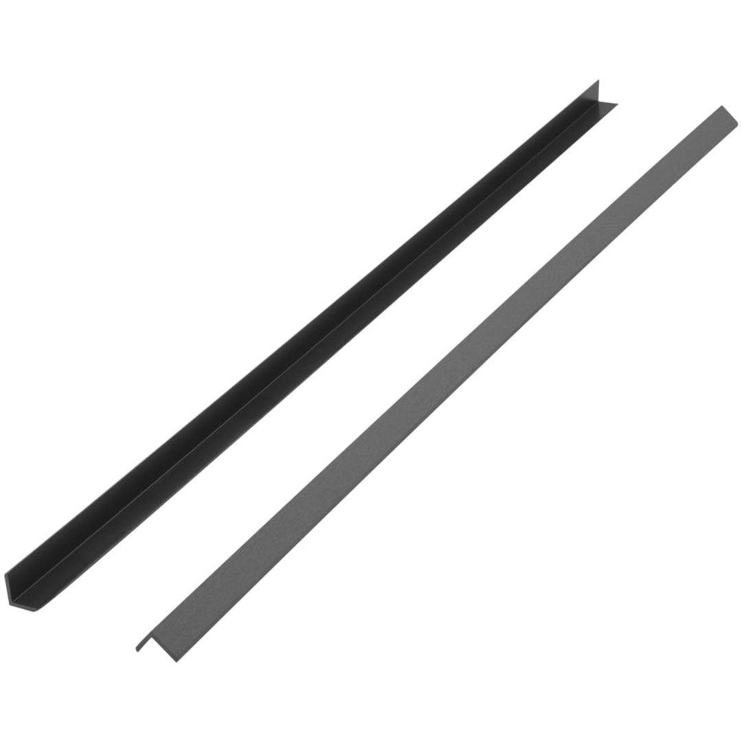 Ytterhörnlist 5 st WPC 170 cm grå vidaXL – bild 3