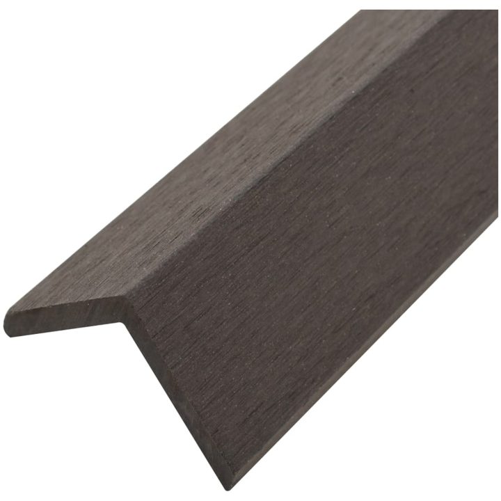 Ytterhörnlist 5 st WPC 170 cm mörkbrun vidaXL – bild 4