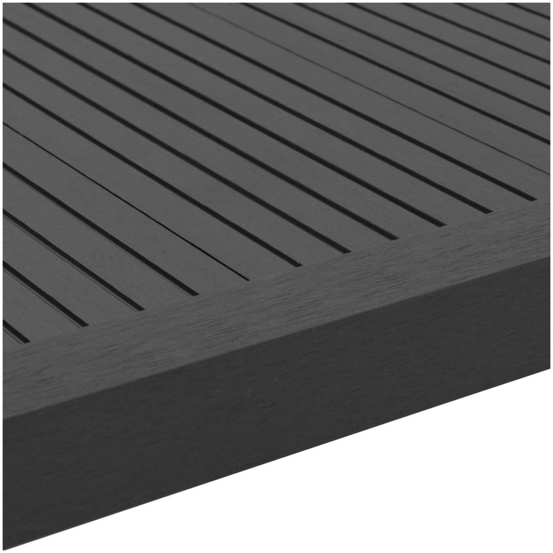 Ytterhörnlist 5 st WPC 170 cm svart vidaXL – bild 6