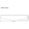 Zodiac Plafond 60cm, Vit ANETA HOME Vit – miniatyr 3