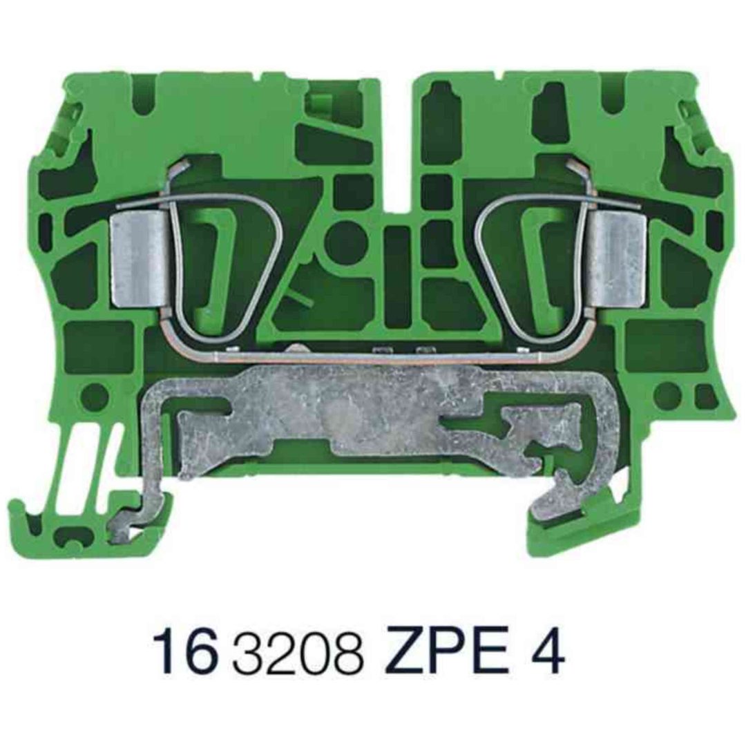 ZPE 2,5 Jordklämmor Standard Weidmüller